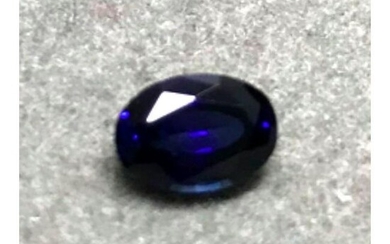 .95ct Ceylon Blue Oval Sapphire Simulant Gemstone
