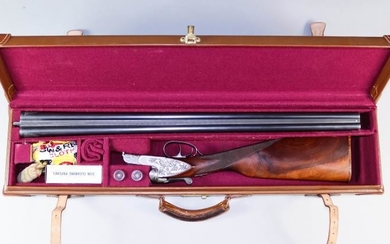 A 12 Bore Side by Side Ejector Shotgun, by...