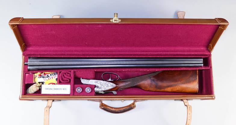 A 12 Bore Side by Side Ejector Shotgun, by...