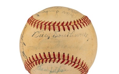 A 1951 Boston Braves Team Signed Autograph Baseball