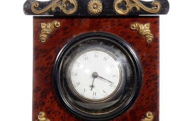 A LATE 19TH CENTURY WATCH STAND CASE