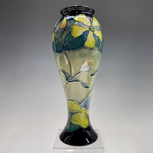 A Moorcroft 'Hypericum' pattern vase, designed by Rachel Bis...