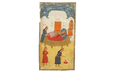 A PRINCE TAKING A REST PROPERTY THE LATE BRUNO CARUSO (1927 - 2018) COLLECTION Possibly Deccan, Central India, late 18th century