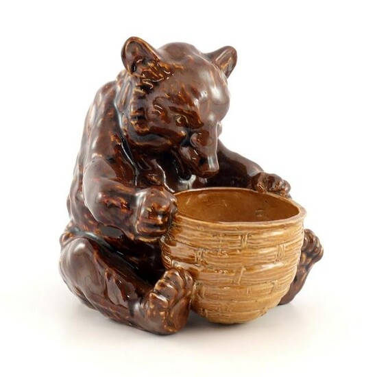 A Royal Doulton stoneware honey bear sal