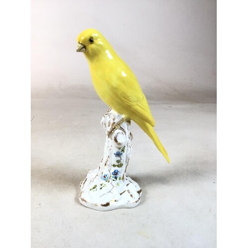 A Royal Worcester porcelain figure of a canary No 2665 Heigh...