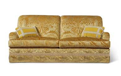 A Two-Seat Upholstered Sofa, Modern