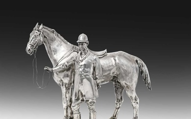 A Victorian Silver Figural Centrepiece by John Hunt and Robert Roskell, London, 1869
