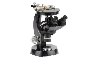 A Vintage Inverted Microscope by Carl Zeiss