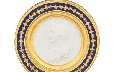 A fine Flight, Barr and Barr portrait medallion of Nelson...