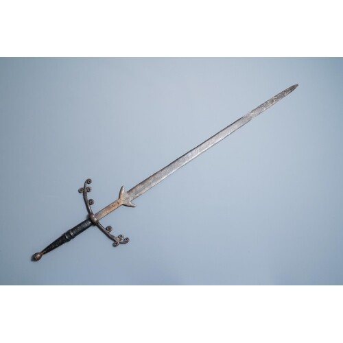 A large two-handed 'Landsknecht' sword, Germany, 16th C.L.: ...