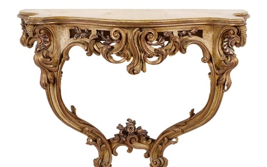 A pair of console tables in Louis XVI style