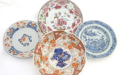 A quantity of oriental ceramics, to include an 18thC