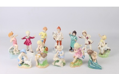 A set of twelve Royal Doulton Months of the Year figure by F...