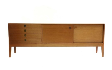 A teak sideboard
