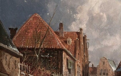 (-), Adrianus Eversen (Amsterdam 1818 - Delft 1897)...