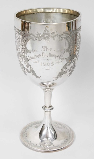 An Edward VII Silver Goblet, by Saint Arnaud Creake, Sheffield,...