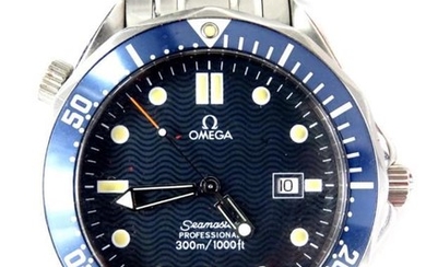 An Omega Seamaster professional wristwatch, waterproof to a depth...