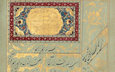 An attractive small manuscript copy of Maktabi Shirazi's Layla va Majnun, with twelve illustrations, Qajar Persia, late 19th Century, ownership inscriptions dated Ramadan 1299/July-August 1882