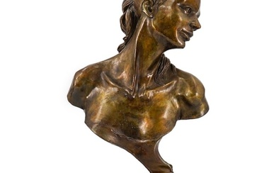 Andrew Devries. (America b. 1957) Bronze Bust