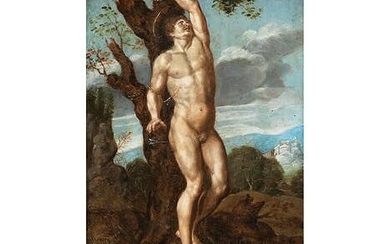 Annibale Carracci, 1560 Bologna – 1609 Rom, Umkreis des, HEILIGER SEBASTIAN