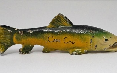 Antique Cape Cod Fish Cast Iron Bottle Opener