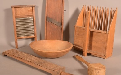 Antique/Vintage Wooden Utilitarian Wares.
