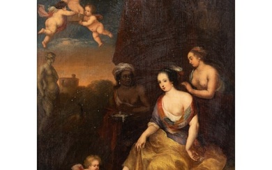 Attributed to Cornelis Van Poelenburgh (Dutch, 1594-1667) Oil Painting