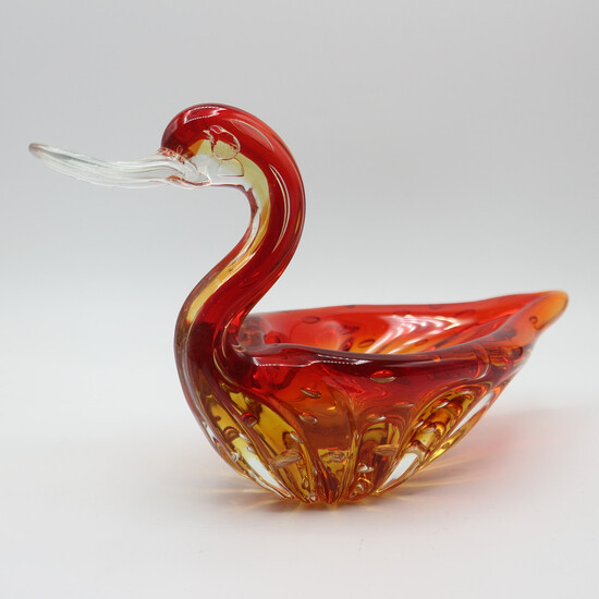 BAROVIER & TOSO. GLASS DUCK.