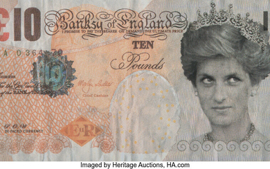 Banksy (1974), Di-Faced Tenner, 10GBP Note (2005)