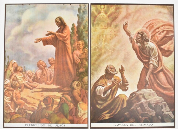 [Bible. Spanish] "Cartelloni murali biblici"