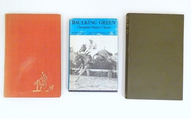 Books: Three signed books on the subject of hunting