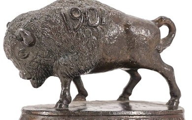 Bronze Bison Or Buffalo Figure for "Pan-American Exposition"