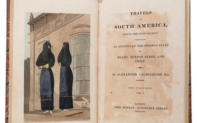 CALDCLEUGH, Alexander (1795–1858). Travels in