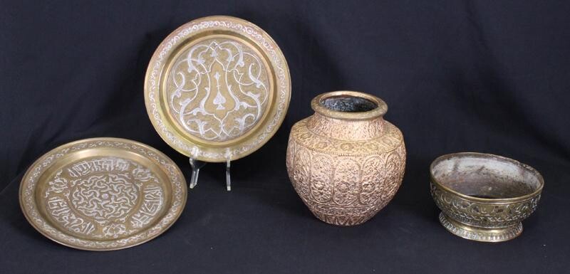 Cairoware & another (19th/ 20th Century) (four)