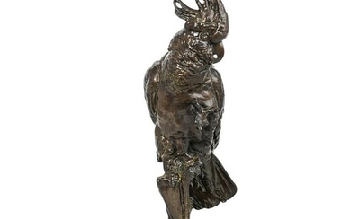 Carl Kauba (Austrian, 1865-1922) Bronze Cockatoo
