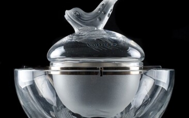 Caviar cup in Lalique crystal