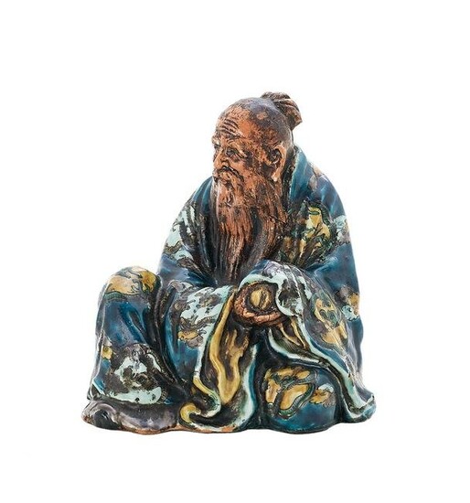 Chinese Ceramic Figure of an Immortal