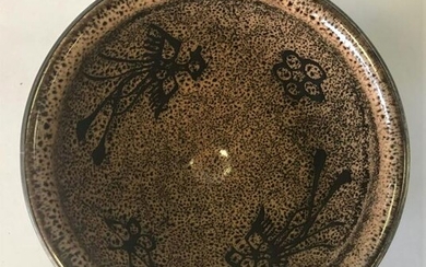 Chinese Jizhou Paper-Cut Resist-Decorated Bowl