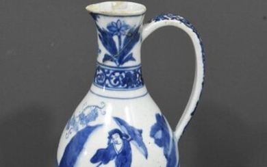 Chinese Transition period jug, early 17th century (missing at the neck) Ht 22.5cm