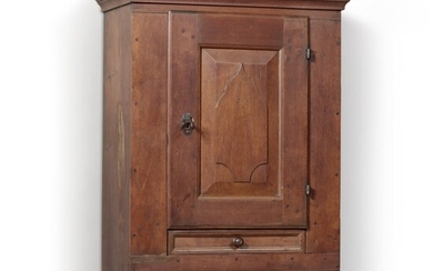 Chippendale Walnut Hanging Cupboard, Southeastern Pennsylvania, Circa 1770