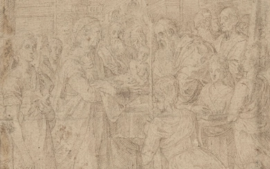 Circle of Maerten de Vos, Flemish 1532-1603- Presentation of Christ...
