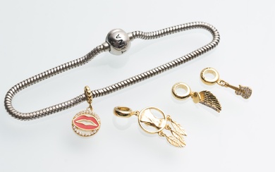Collection Christina. Bracelets / charms (4)