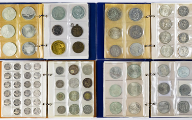 Collection coins and medals Netherlands mostly post-war with many silver...