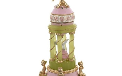 Colonnade Royal Russian Faberge Inspired Music Box Egg