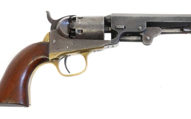 Colt .31 pocket percussion revolver, serial number 258666 matching throughout...