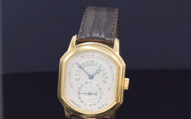 DANIEL ROTH montre-bracelet homme Premier Retrograde en RG 750/000 référence 807.L.40, automatique, Suisse, vers 2000,...