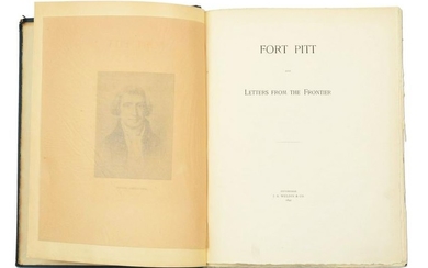 DARLINGTON'S "FORT PITT AND LETTERS FROM THE FRONTIER,"