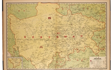 DINGLE | The new atlas of China, 1920