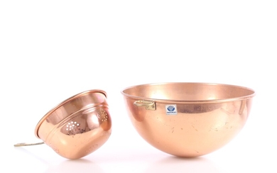 Daewoo Copper Mixing Bowl & Colander