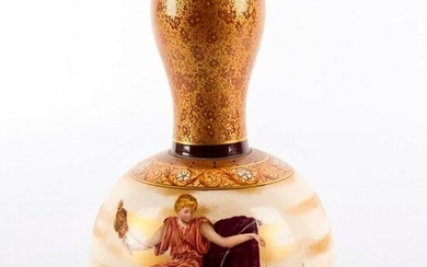 Doulton Burslem Porcelain Gourd Vase
